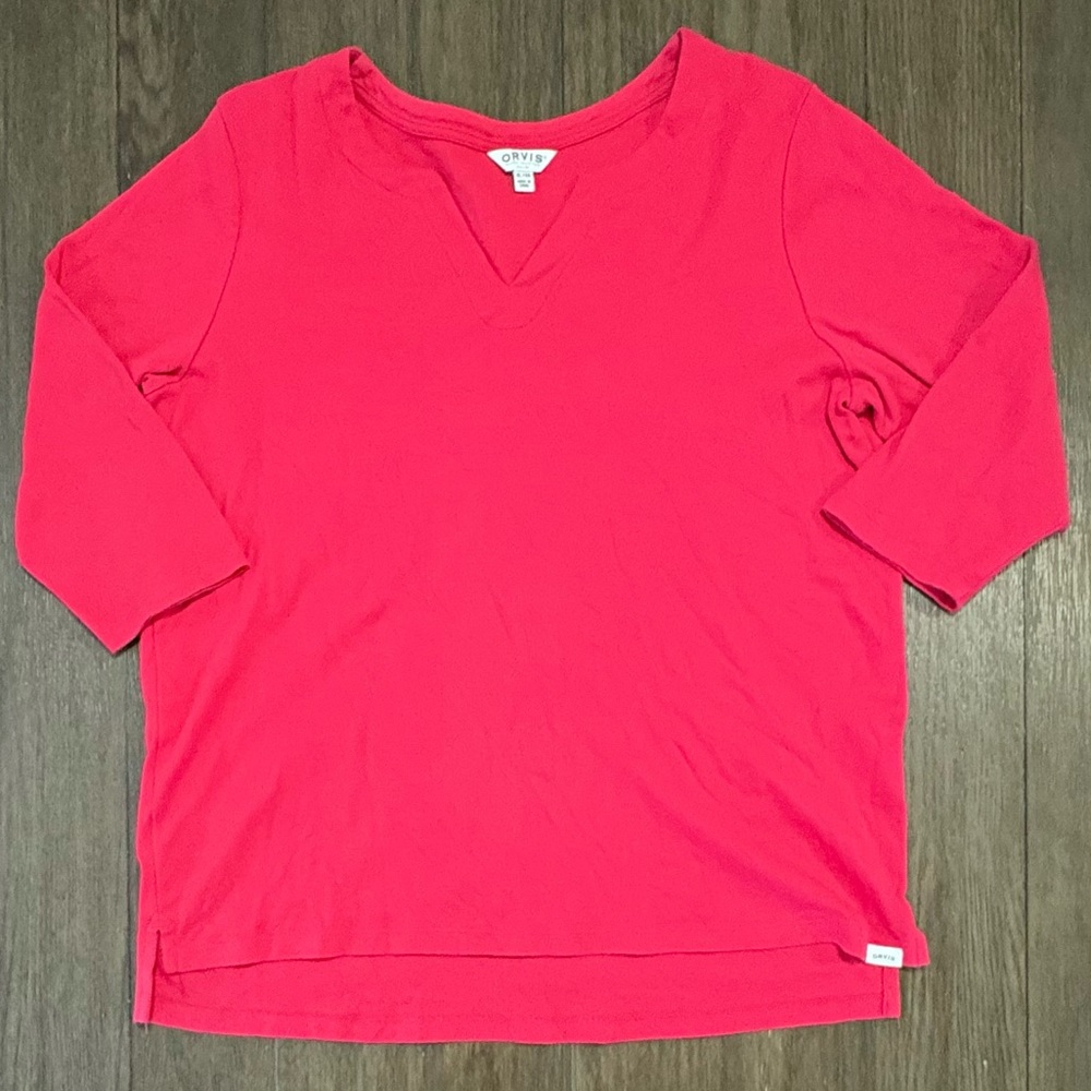 Orvis Pullover Top 3/4 Sleeves Women’s Size XL